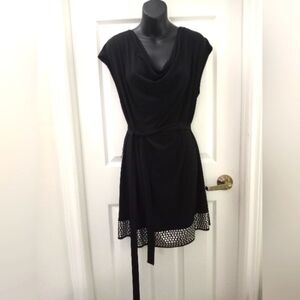 *3 for $30* Elegant Black Cowl Neck Dress